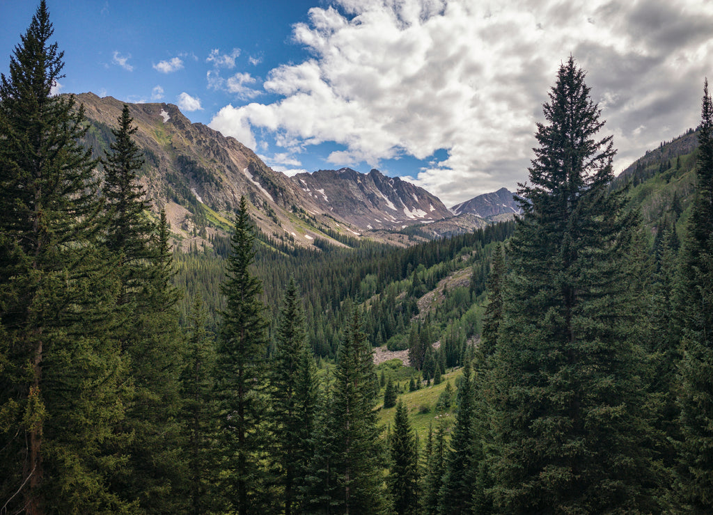 Mountain basin in the Eagles Nest Wilderness, Colorado