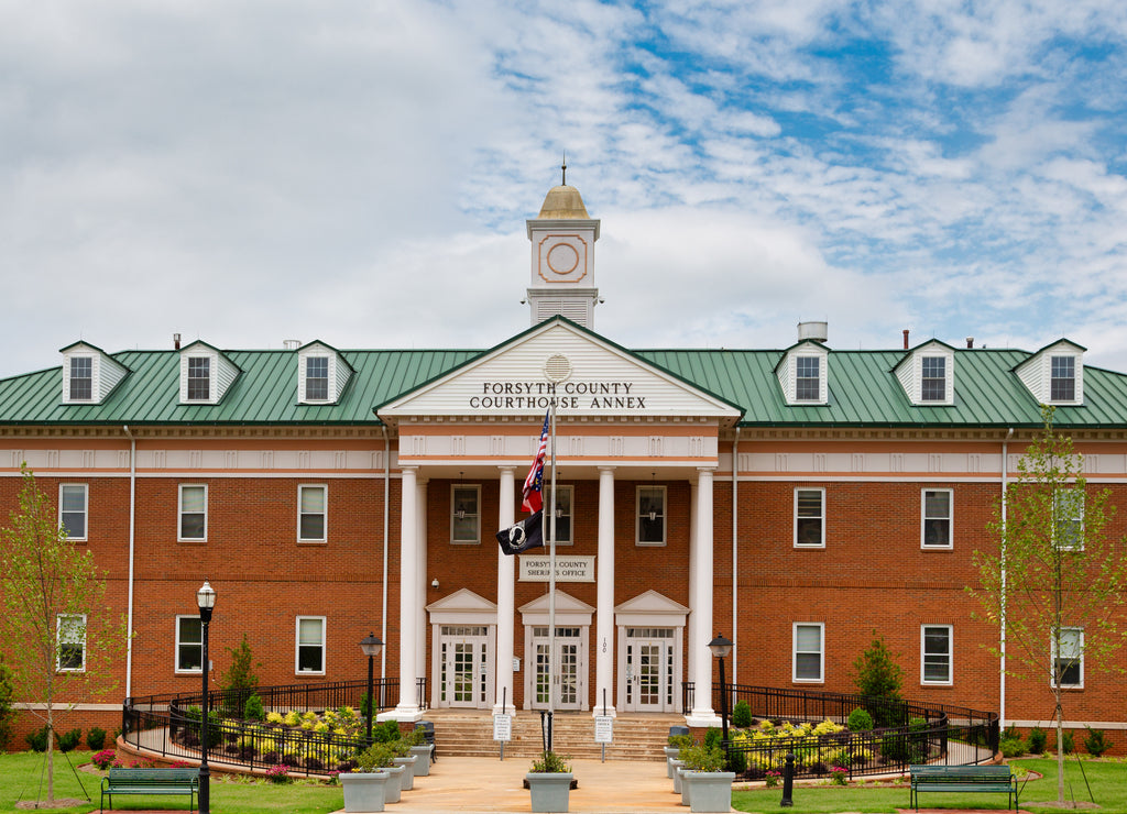 Forsyth County Courthouse Annex and Sheriffs Office in Cumming Georgia