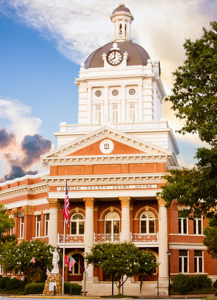 Historic Morgan County Courthouse in Madison, Georgia