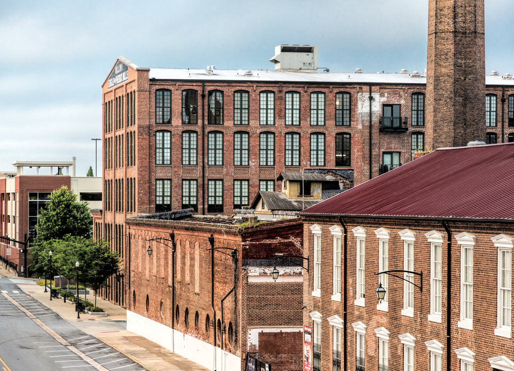 Old cotton mill in Columbus, Georgia
