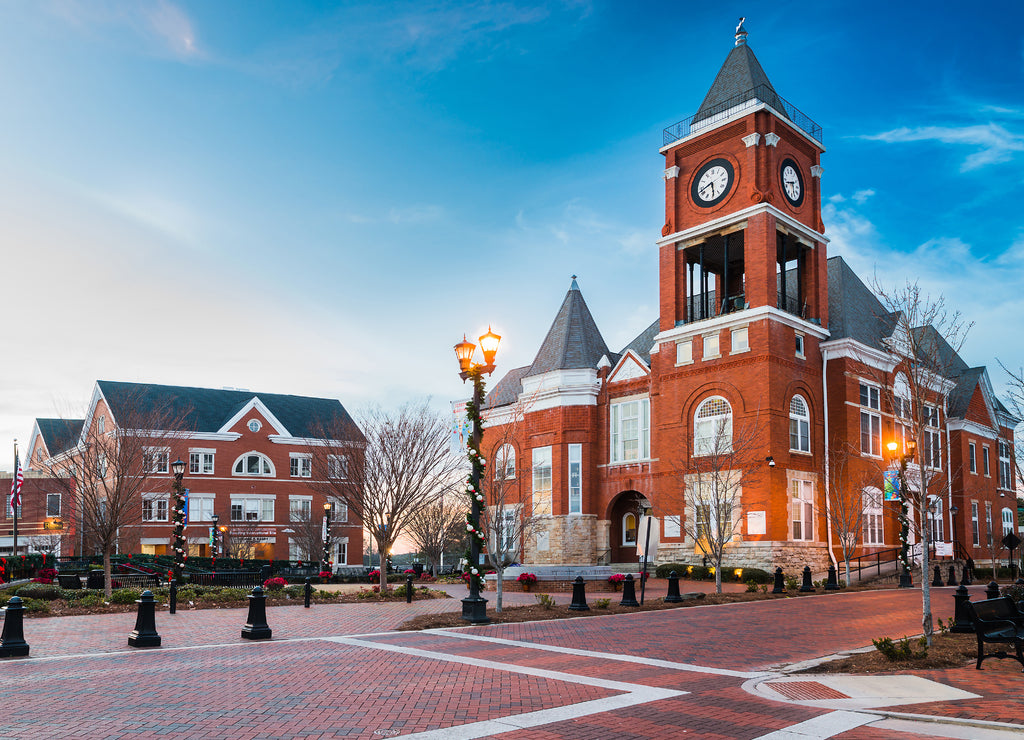 Town square in Dallas, Georgia