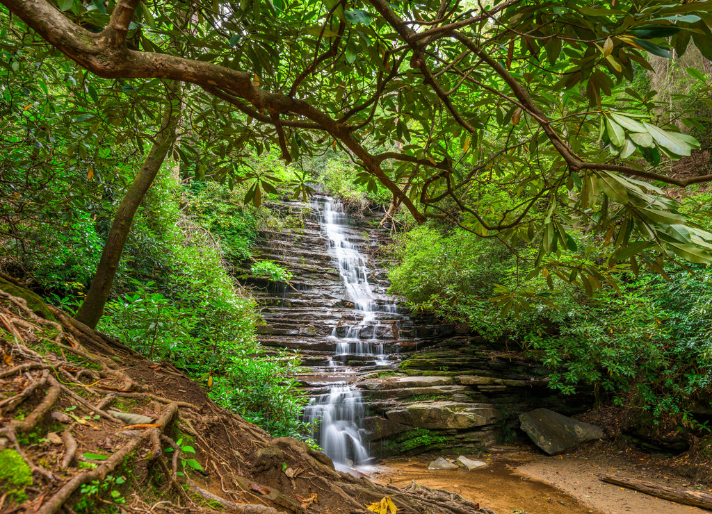 Panther Falls, Rabun County, Georgia on the Tallulah River