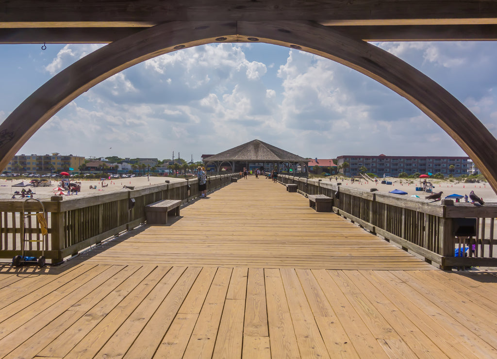 Tybee Island beach, Georgia, USA