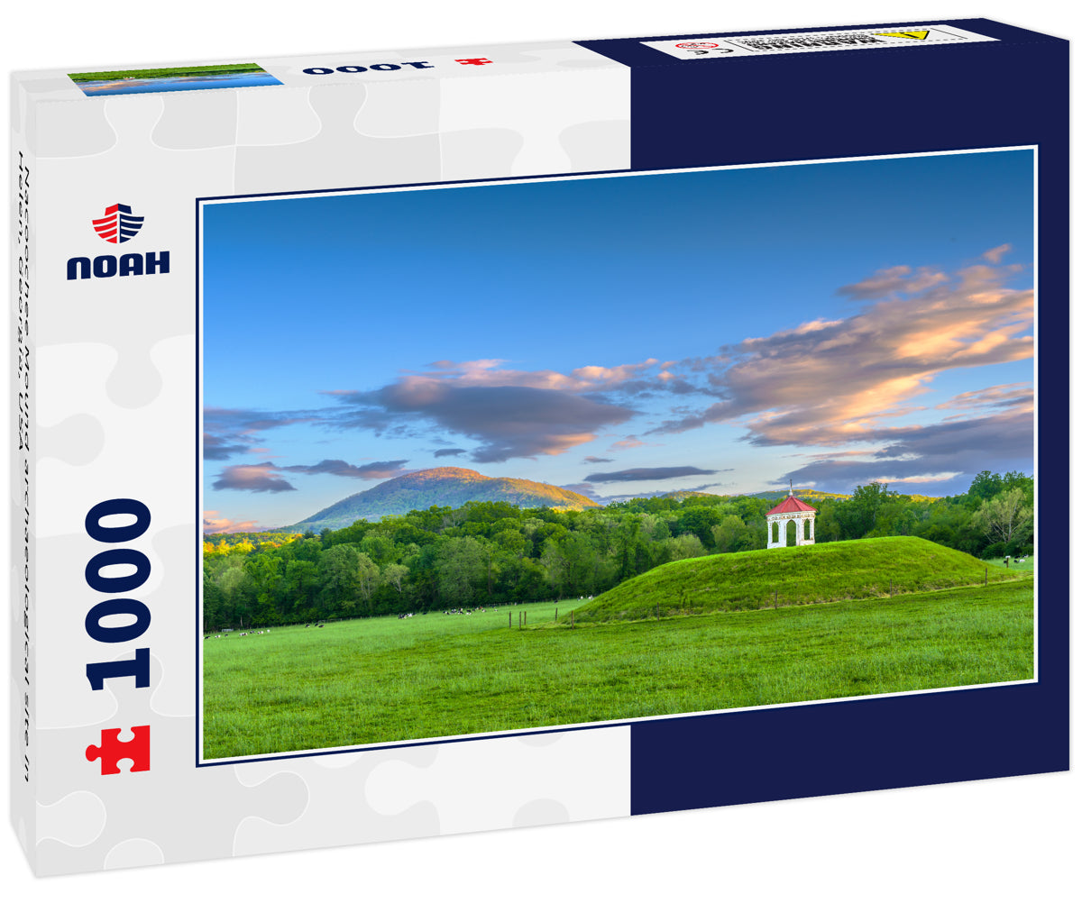 Nacoochee Mound archaeological site in Helen, Georgia, USA