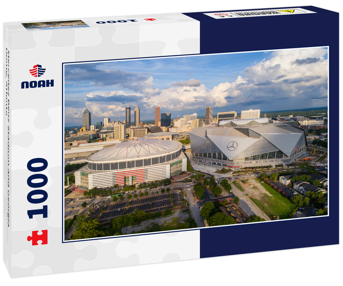 Mercedez Benz Stadium and Georgia Dome, Atlanta