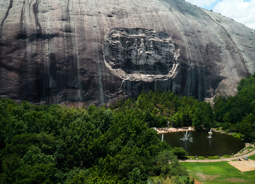 Stone Mountain Historical Monument Near Atlanta Georgia