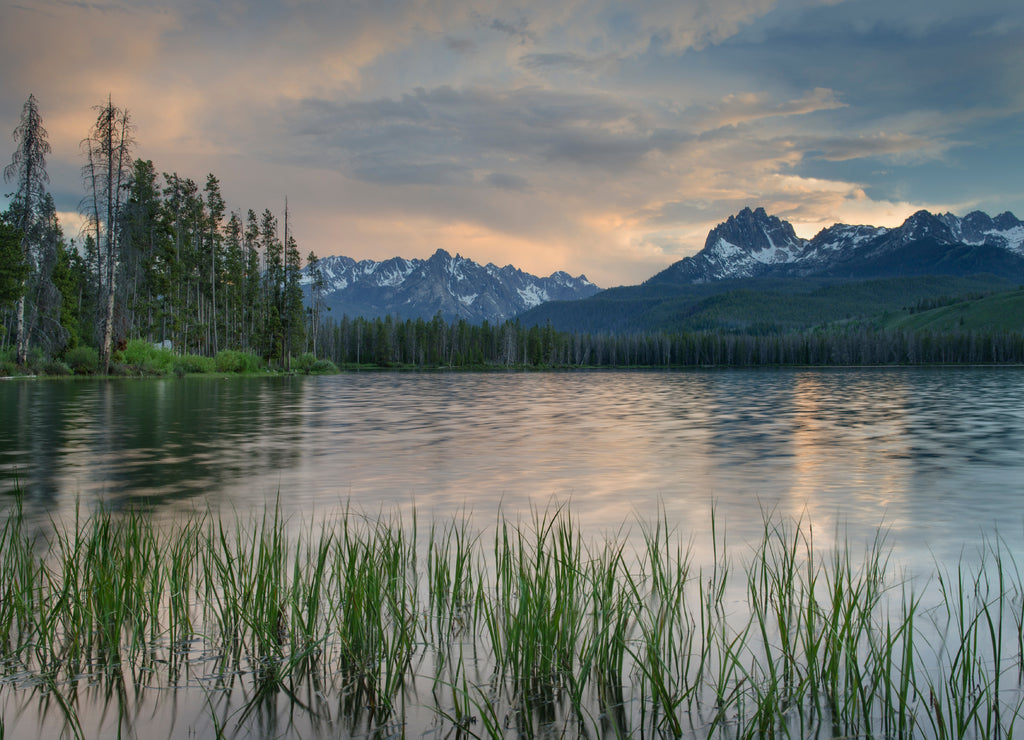 USA, Idaho. Little Redfish Lake, Sawtooth National Recreation Area