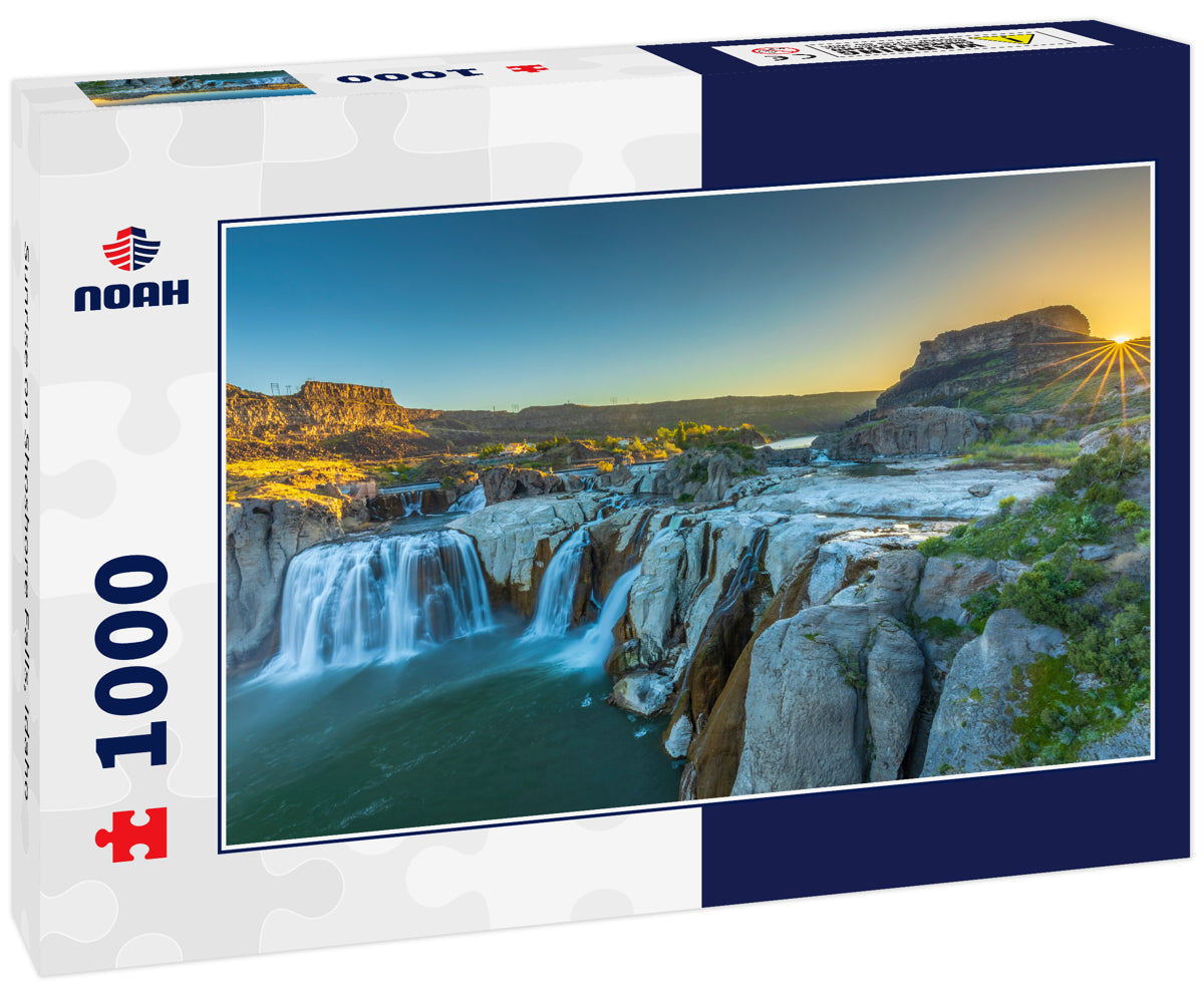 Sunrise on Shoshone Falls, Idaho
