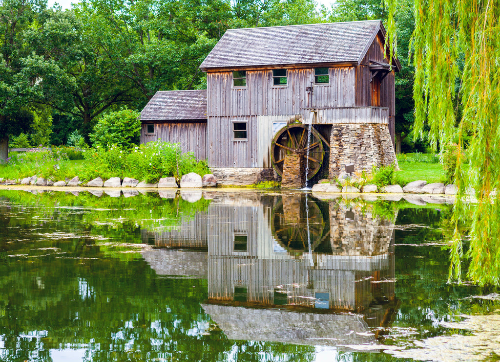 Replica of Water Powered Machine Shop in Rockford Illinois