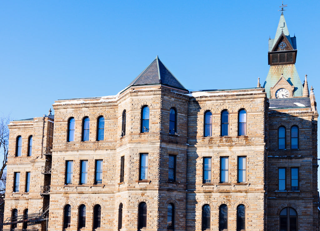 Old courthouse in Galesburg, Knox County, Illinois