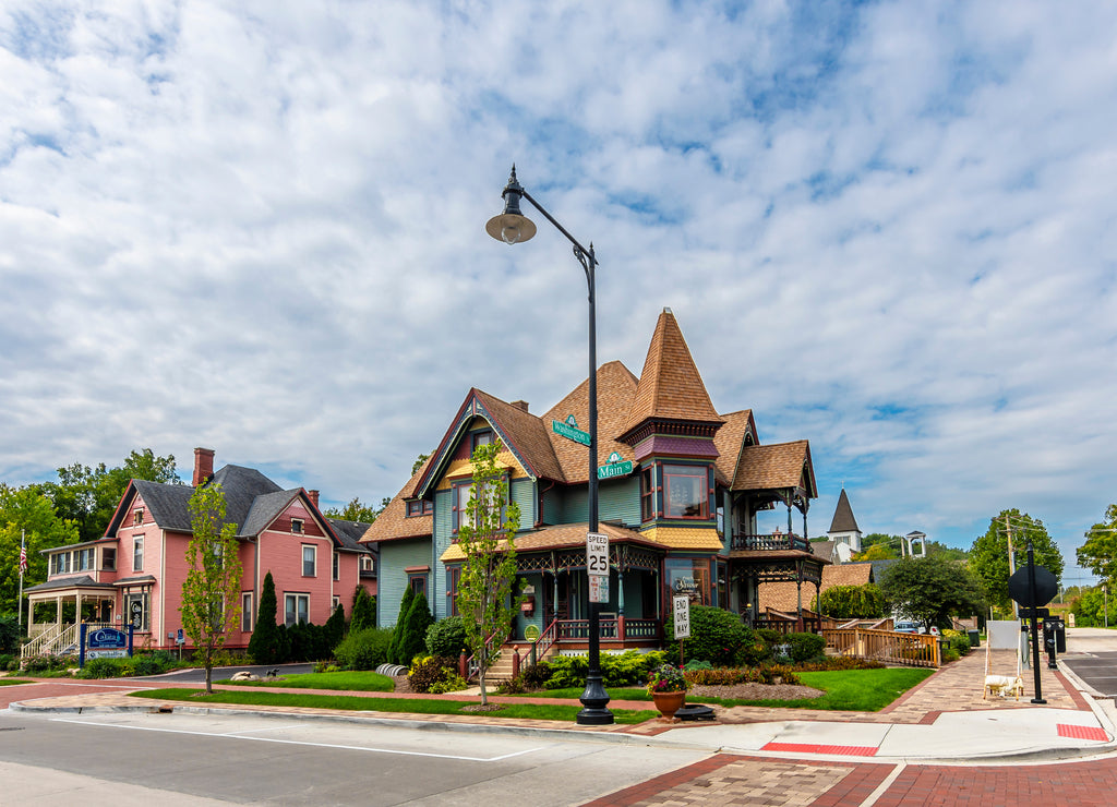 Street view in Algonquin Town of Illinois