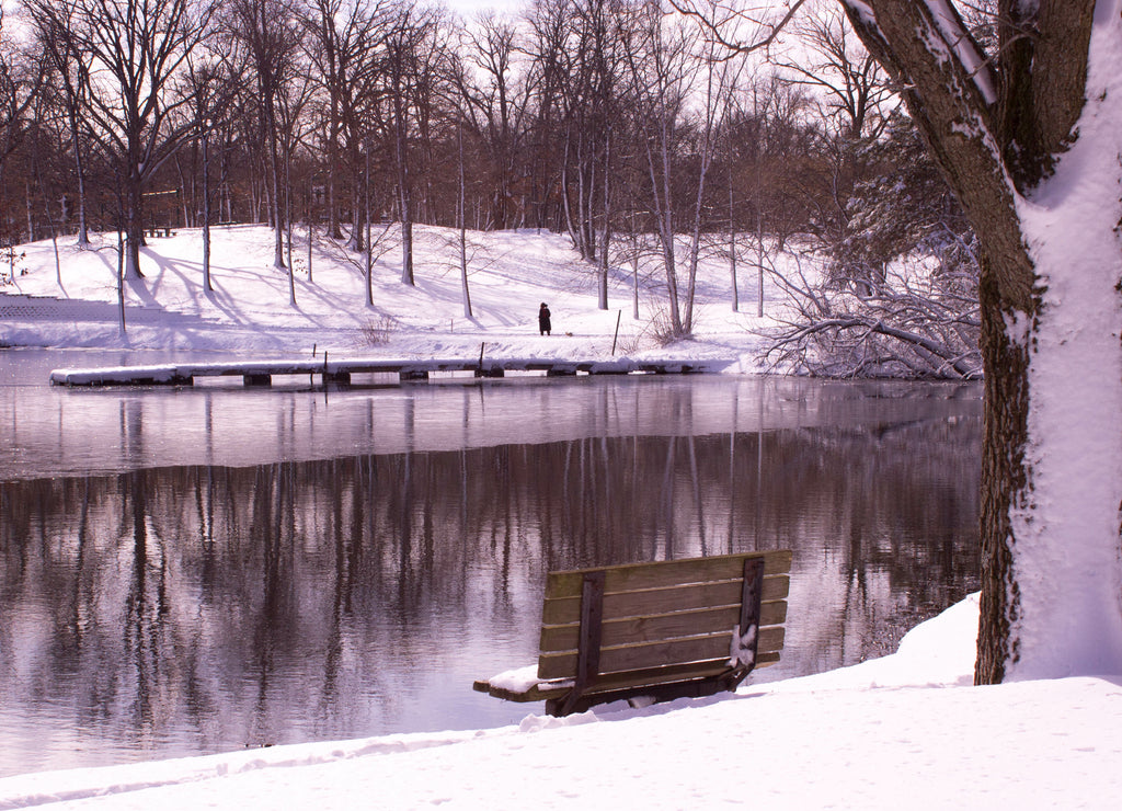 Rogers-Lakewood Park Valparaiso Indiana in winter