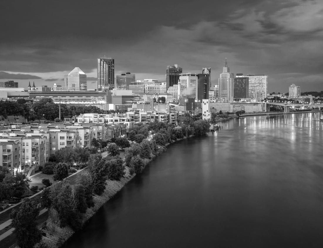 Noah Jigsaw Puzzle Bergamo. One of the most beautiful cities in Italy. Landscape in the old town of San Vigilio hill. Beautiful view of the towers, bell towers and the main churches in black white 1000 pieces