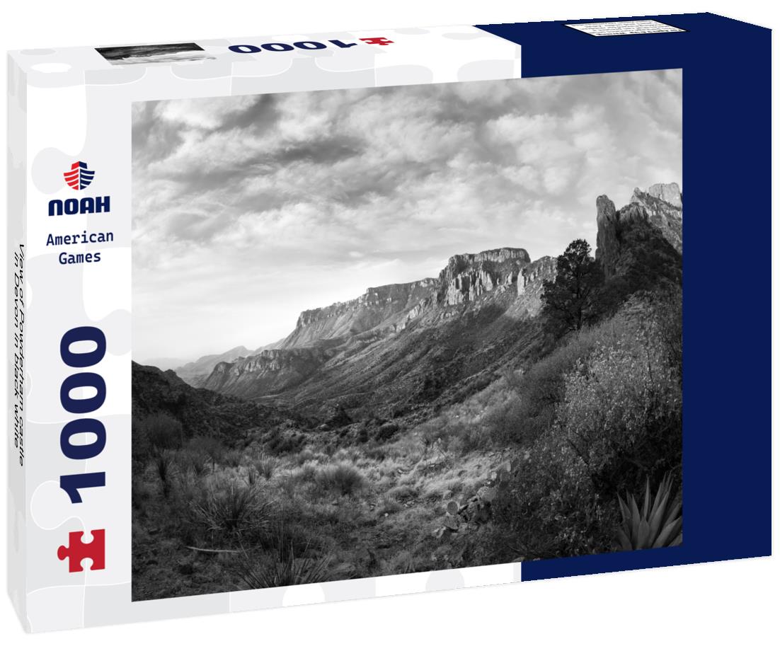 Powderham castle in Devon 1000pc PuzzleBlack and White