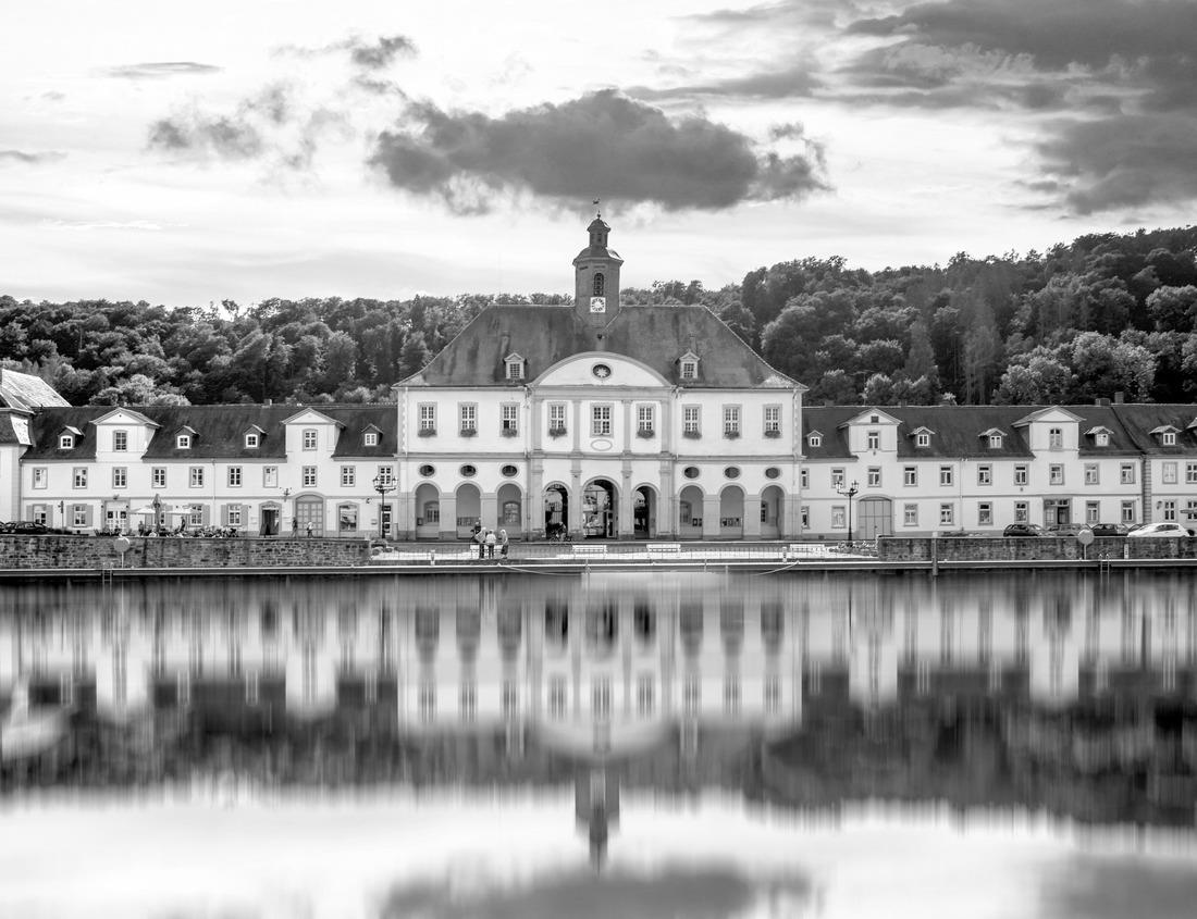 Noah Jigsaw Puzzle Ostuni the White City. Panoramic skyline and church of Madonna della Grata, Province of Brindisi, Puglia or Apulia. Italy in black white 1000 pieces