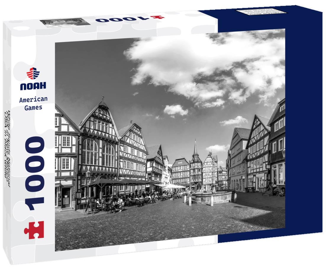 White Sands National Park in New Mexico, USA 1000pc PuzzleBlack and White