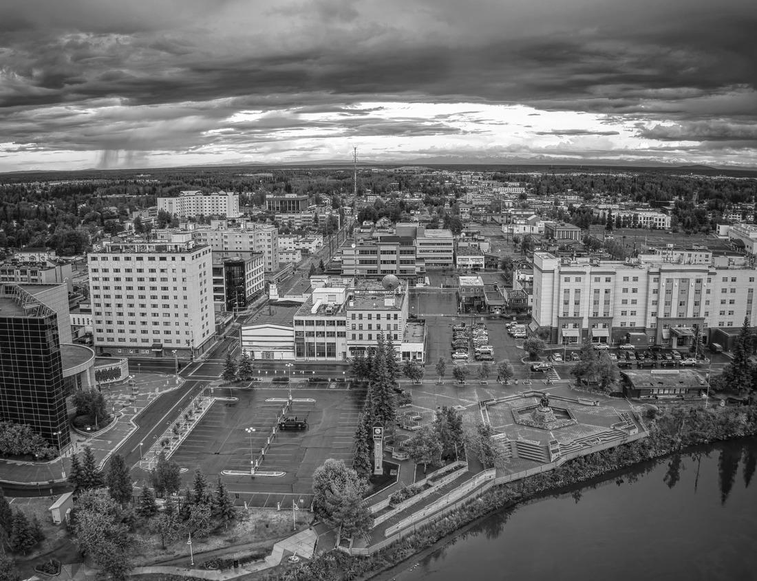 Noah Jigsaw Puzzle Rosie the Riveter National Historical Park in Richmond, California in black white 1000 pieces