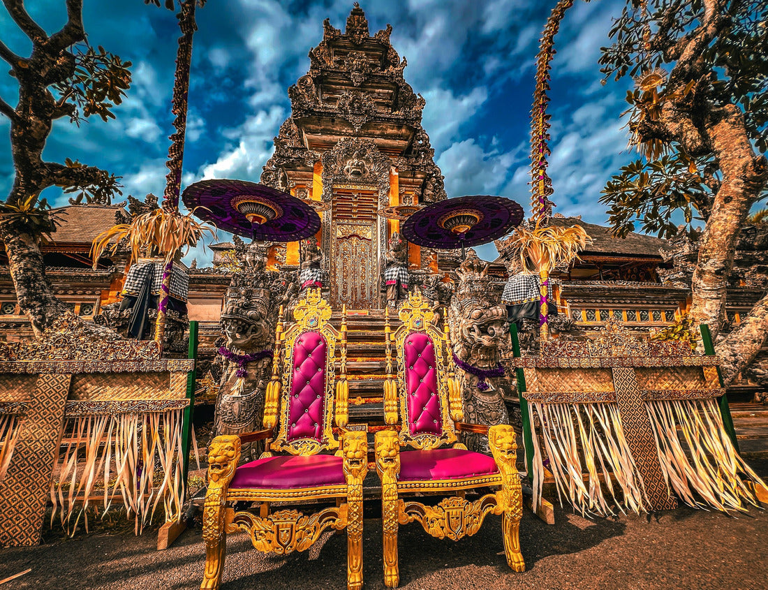 Pura Taman Saraswati Temple in Ubud, Bali, Indonesia, October 2023 1000pc Puzzle