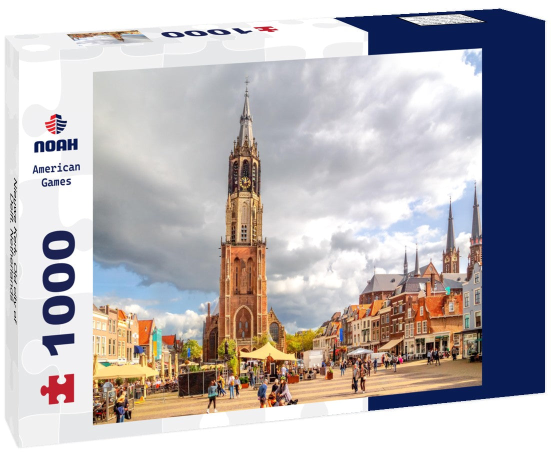 Noah Jigsaw Puzzle Nieuwe Kerk, Old city of Delft, Netherlands 1000 pieces