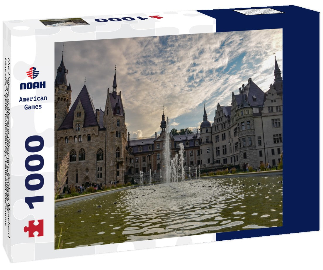 The Palace in Moszna (German: Schloss Moschen) is a historic residence in the village of Moszna, Opole Voivodeship, between the towns of Prudnik and Krapkowice 1000pc Puzzle