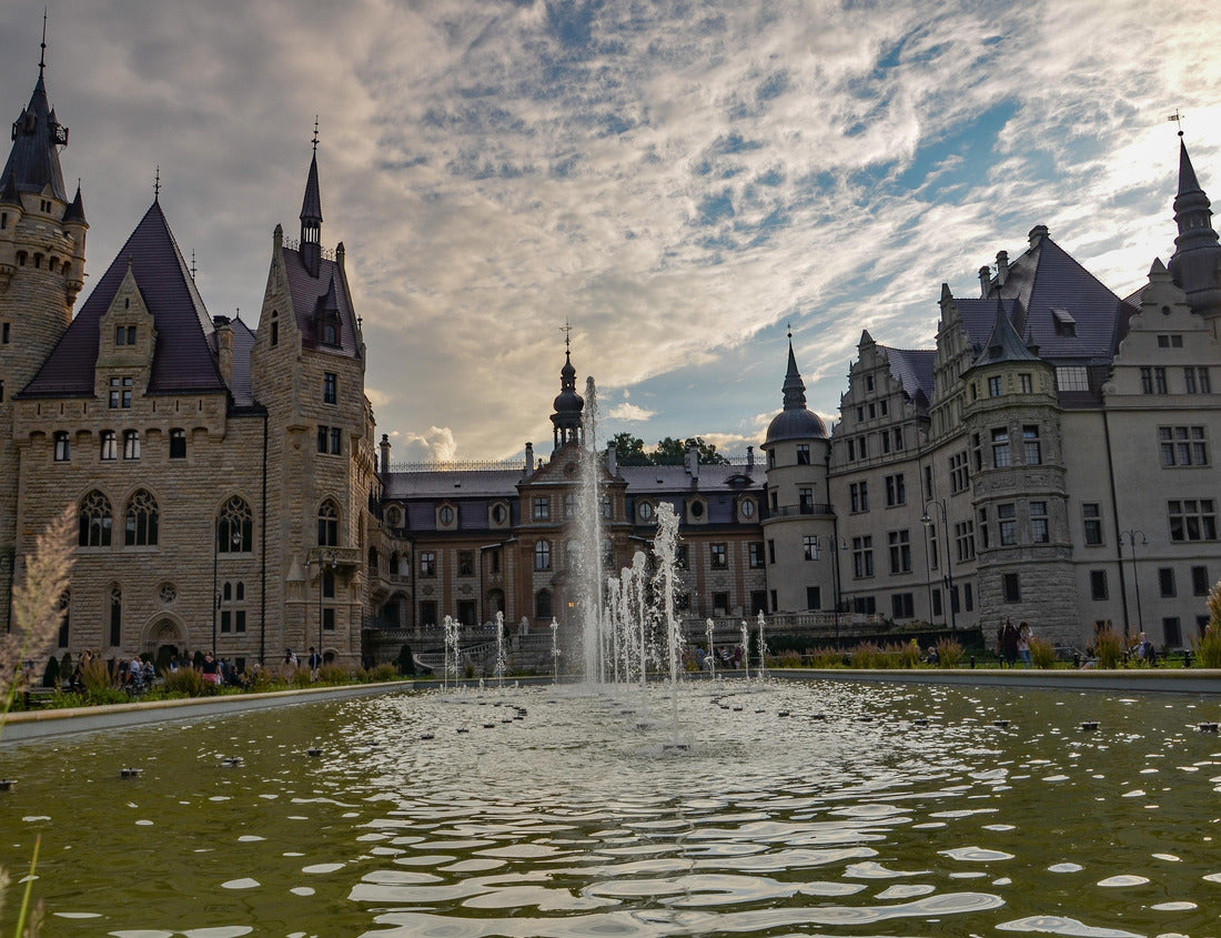 The Palace in Moszna (German: Schloss Moschen) is a historic residence in the village of Moszna, Opole Voivodeship, between the towns of Prudnik and Krapkowice 1000pc Puzzle