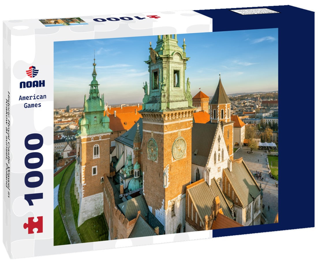 Noah Jigsaw Puzzle Historic Royal Castle Wawel in Krakow at sunset, Poland 1000 pieces