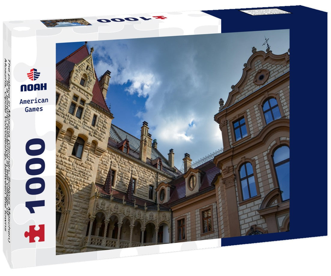 The palace in Moszna (German: Schloss Moschen) is a historic residence in the village of Moszna, Opole Voivodeship, between the towns of Prudnik and Krapkowice 1000pc Puzzle