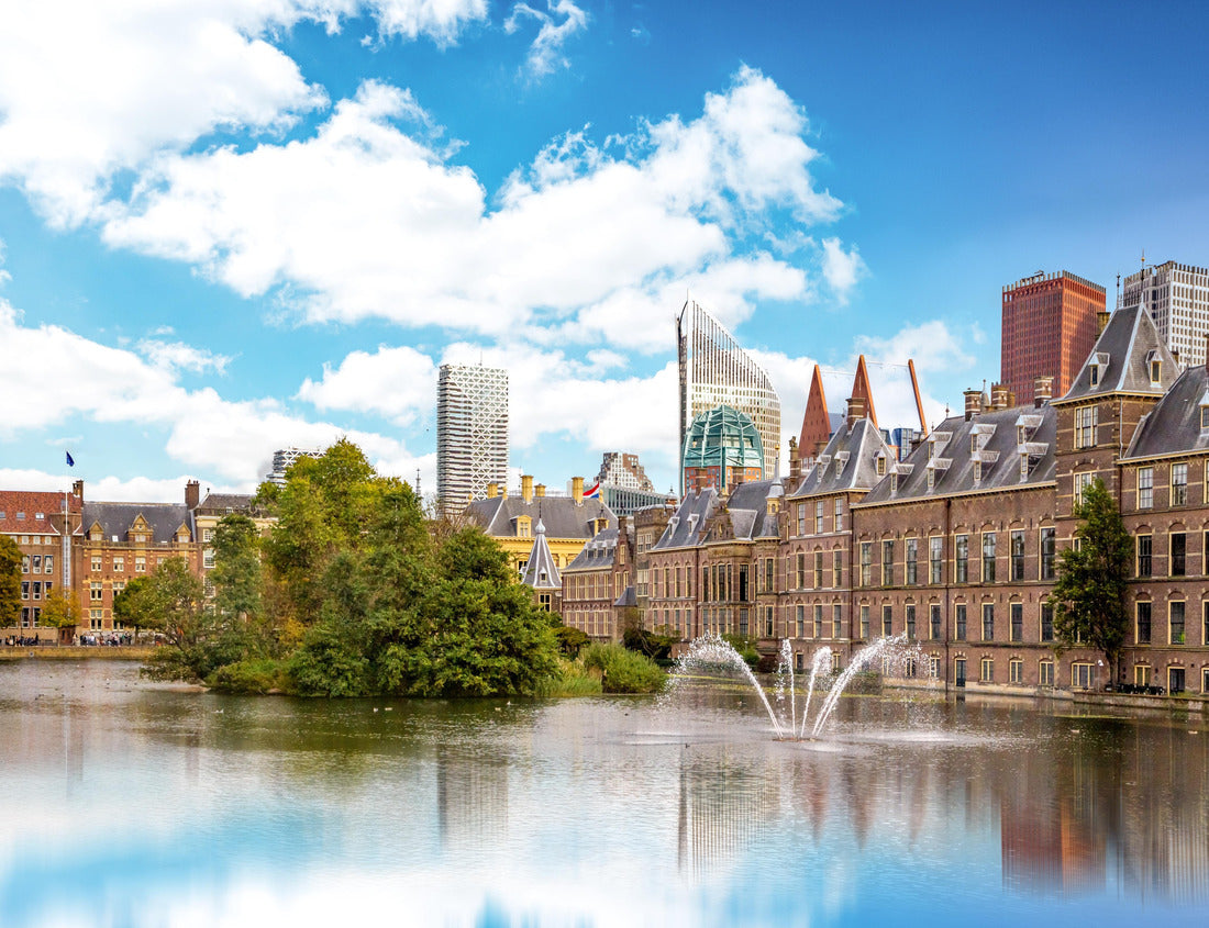 Noah Jigsaw Puzzle Lake Hofvijver, in Den Haag, Netherlands 1000 pieces