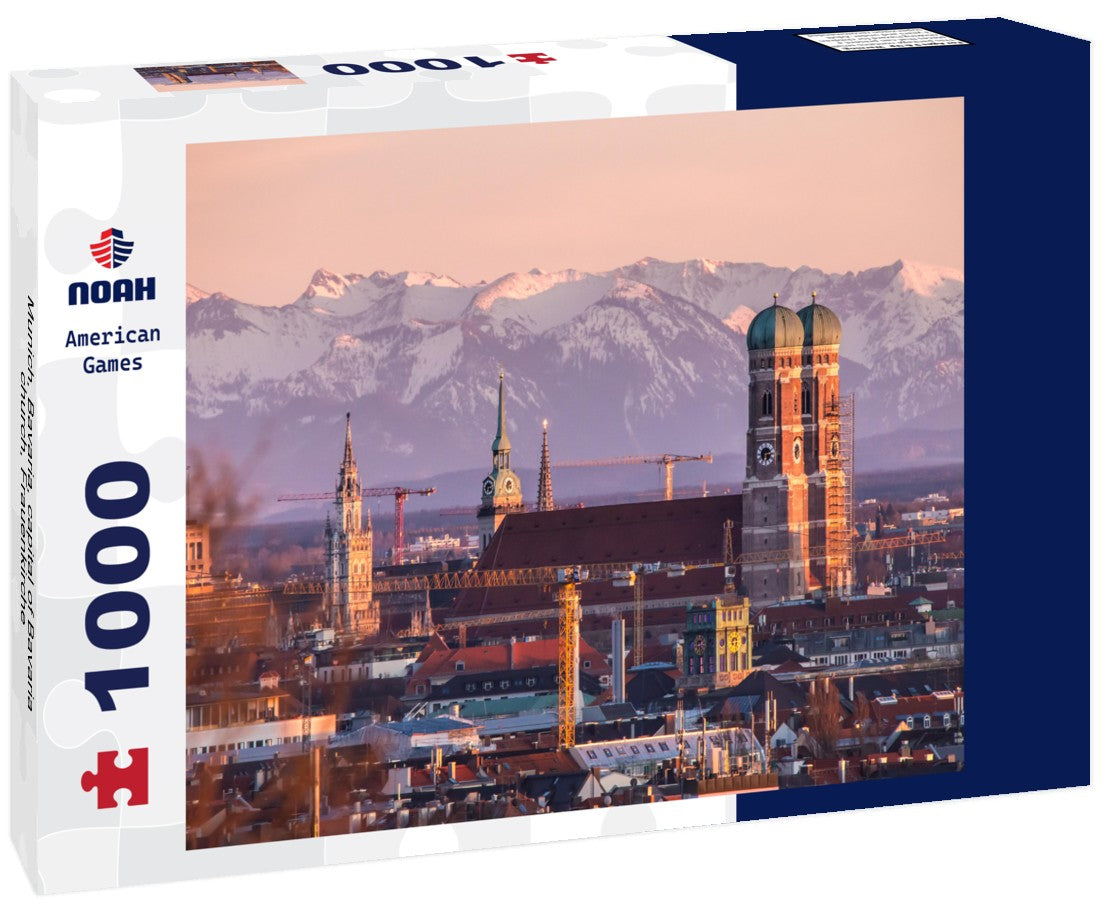 Noah Jigsaw Puzzle Munich, Bavaria, capital of Bavaria, church, Frauenkirche 1000 pieces