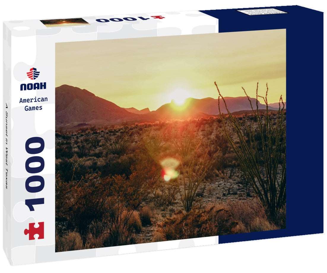 Noah Jigsaw Puzzle A Sunset in West Texas 1000 pieces
