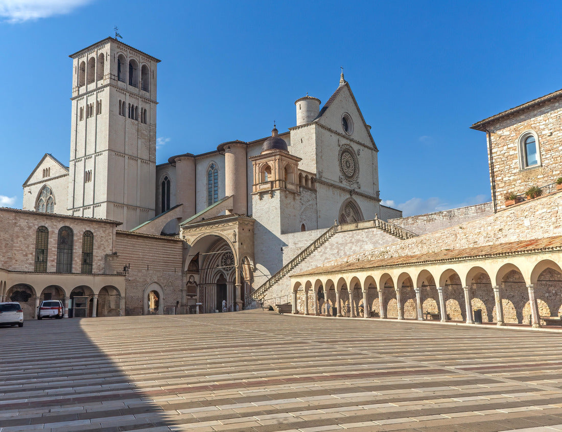 Noah Jigsaw Puzzle Empty Lower Square of St. Francis in Assisi. Umbria. Italy 1000 pieces