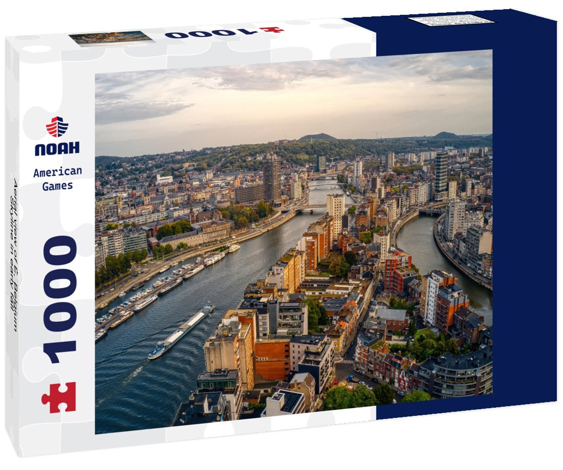 Noah Jigsaw Puzzle Aerial view of È, Belgium Skyline in early fall 1000 pieces