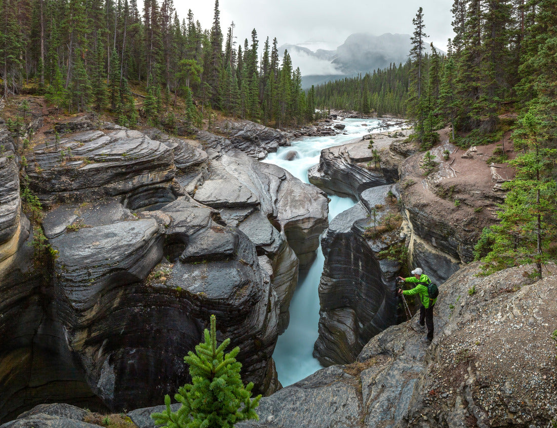 Mistaya Canyon in Banff National Park, Mistaya River, Alberta, Canada 1000pc Puzzle