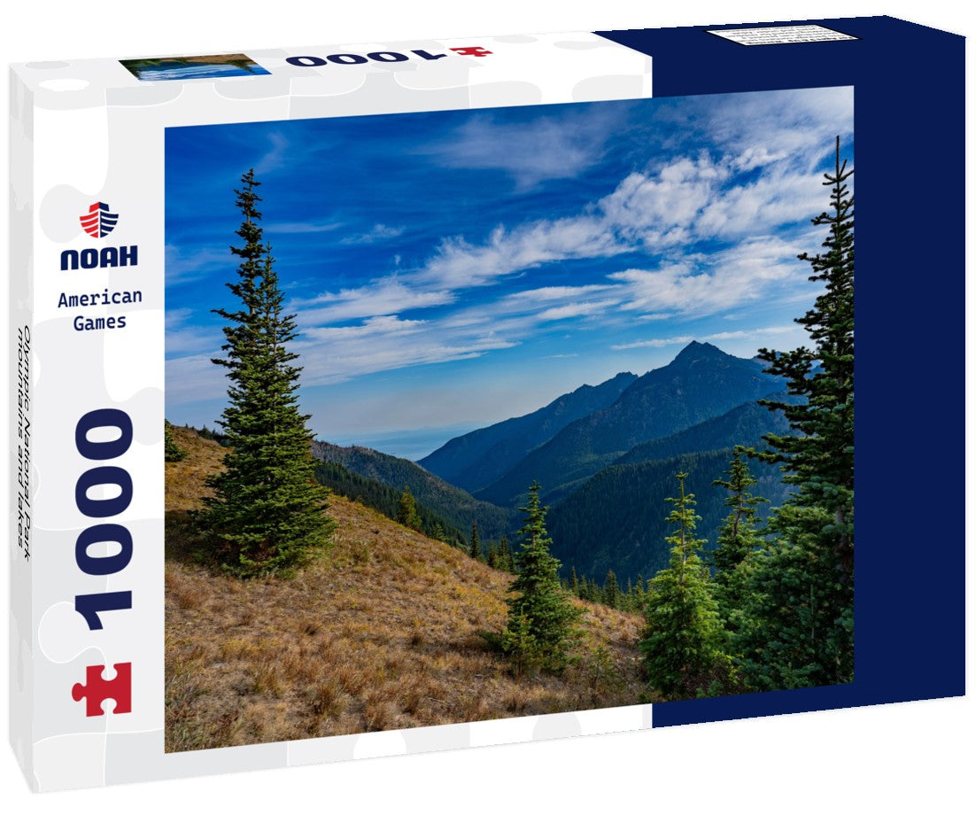 Olympic National Park mountains and lakes 1000pc Puzzle