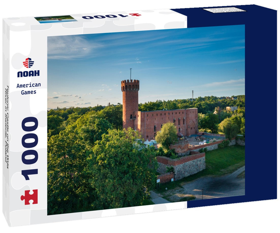 Teutonic Castle on the Wda River in Swiecie, Poland 1000pc Puzzle