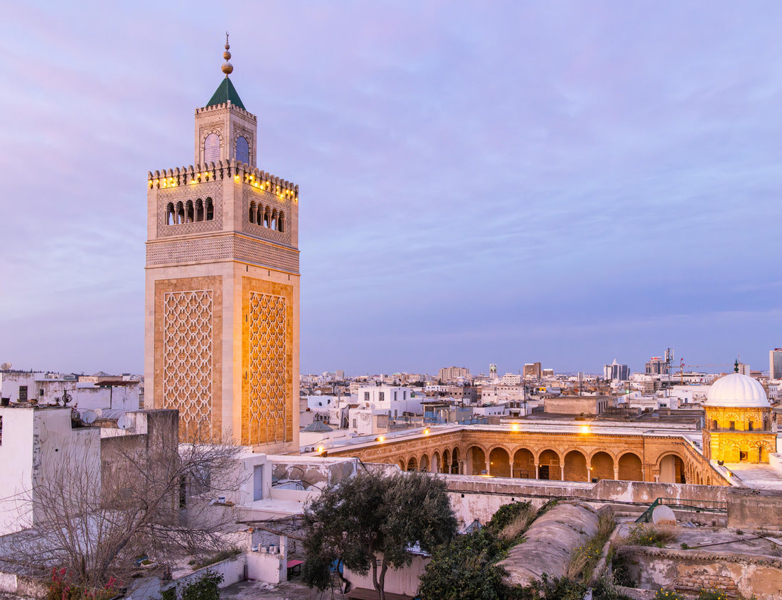 Noah Jigsaw Puzzle Medina, Tunis, Tunisia. The minaret of the Great Mosque in the Medina of Tunis 1000 pieces