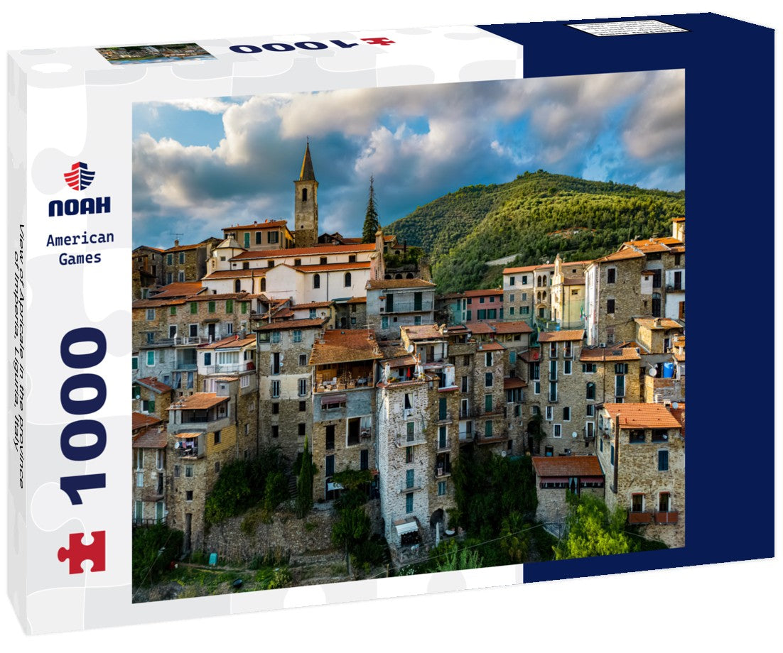 Apricale in the province of Imperia, Liguria, Italy 1000pc Puzzle