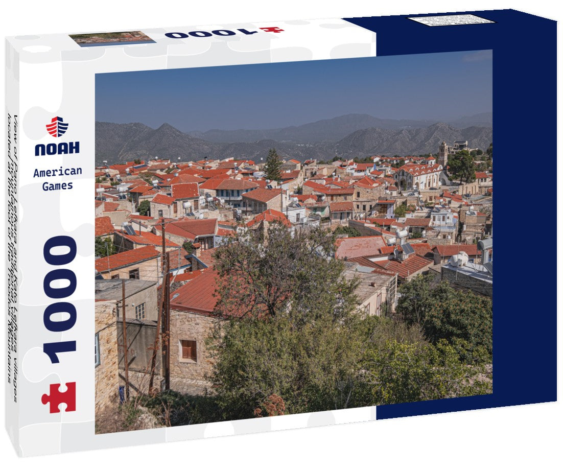 Pano Lefkara and Kato Lefkara villages, mountainous traditional villages, located at the foot of the Troodos Mountains in Larnaka district, Cyprus 1000pc Puzzle