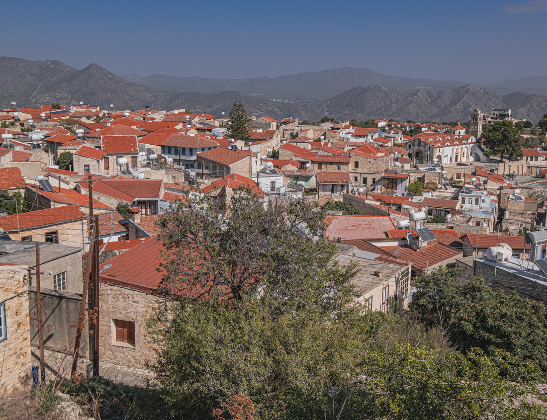 Pano Lefkara and Kato Lefkara villages, mountainous traditional villages, located at the foot of the Troodos Mountains in Larnaka district, Cyprus 1000pc Puzzle