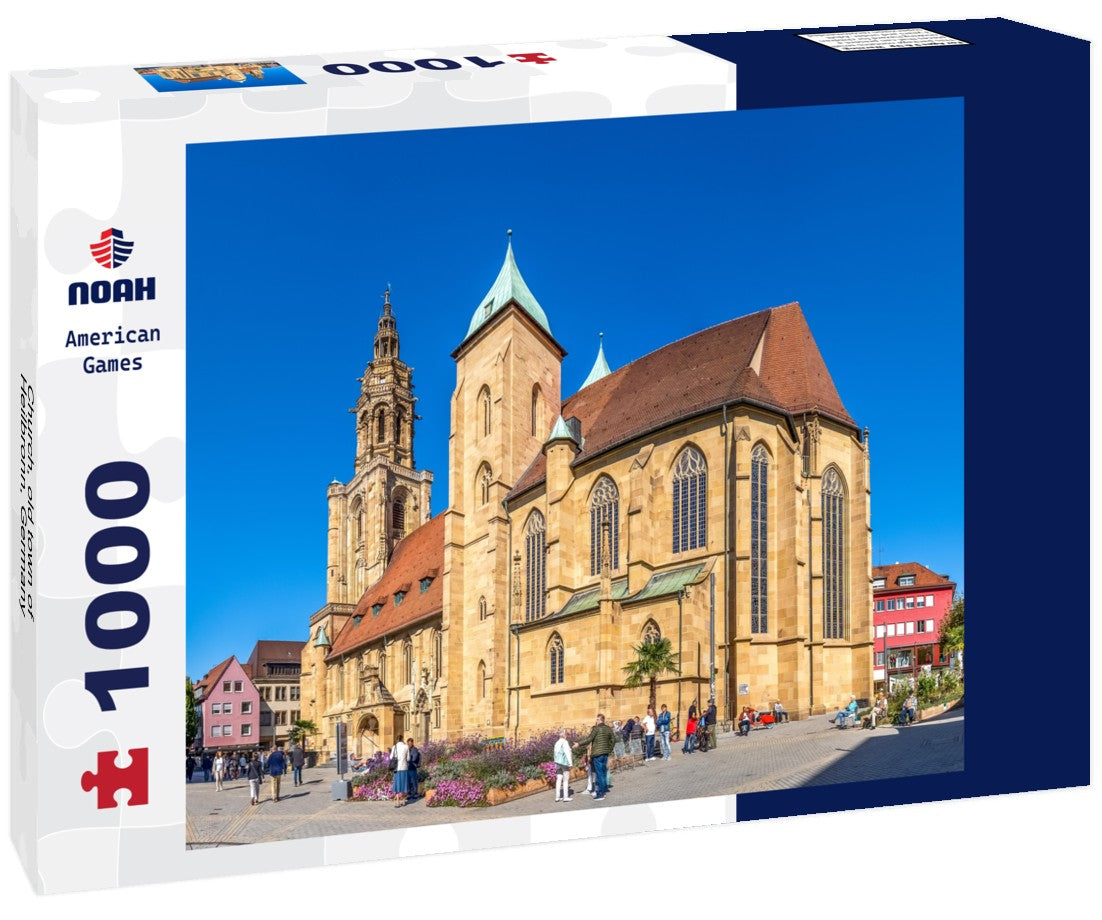 Noah Jigsaw Puzzle Church, old town of Heilbronn, Germany 1000 pieces