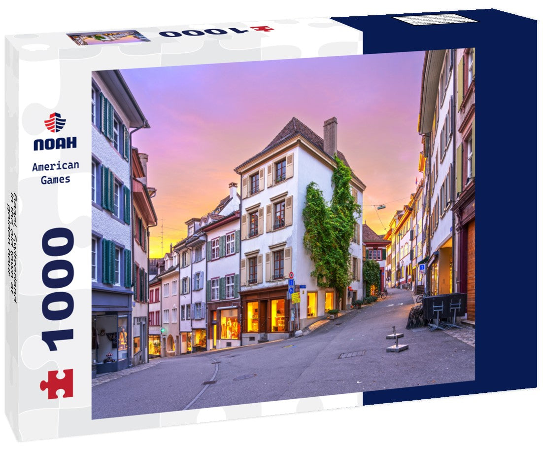 Noah Jigsaw Puzzle Basel, Switzerland in the old town at golden hour 1000 pieces