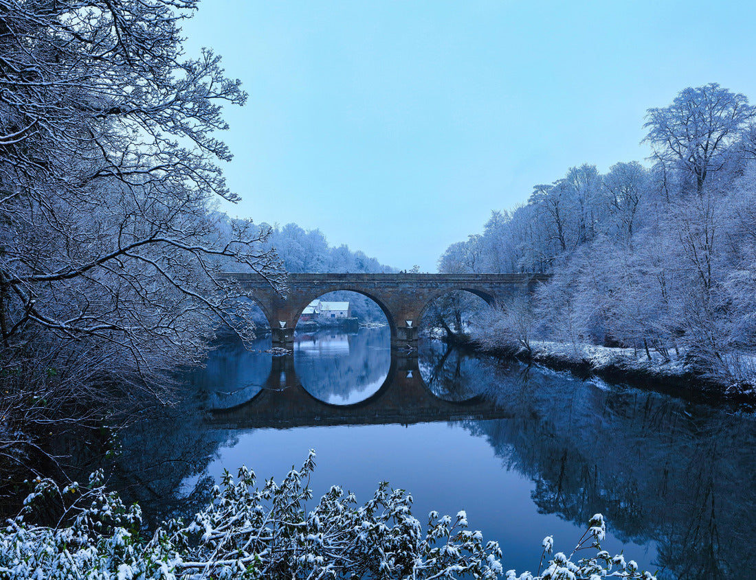 Prebends Bridge on a frosty winters day, Durham City, County Durham, England 1000pc Puzzle
