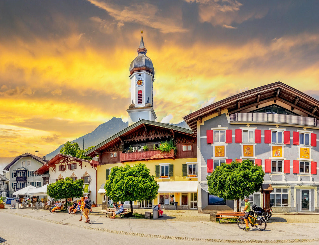 Noah Jigsaw Puzzle St. Martin Church Garmisch Partenkirchen, Germany 1000 pieces