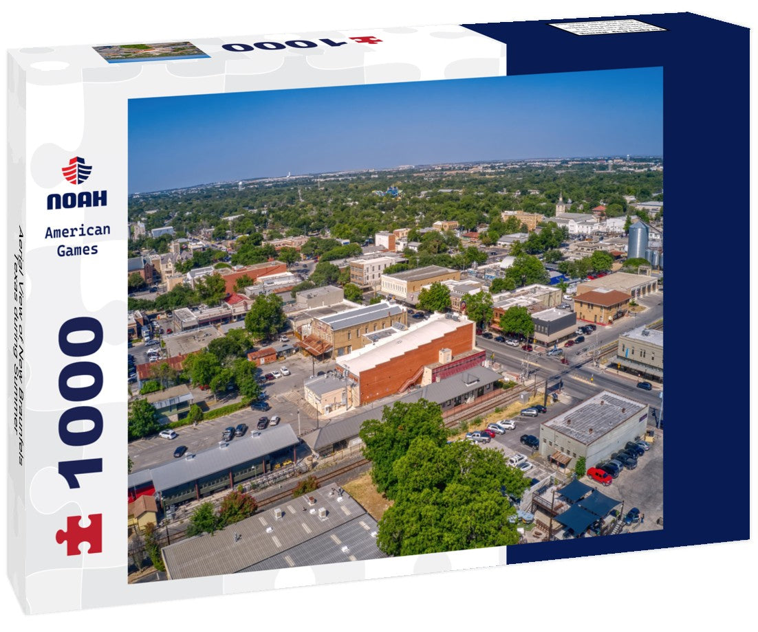 Noah Jigsaw Puzzle Aerial View of New Braunfels, Texas during Summer 1000 pieces