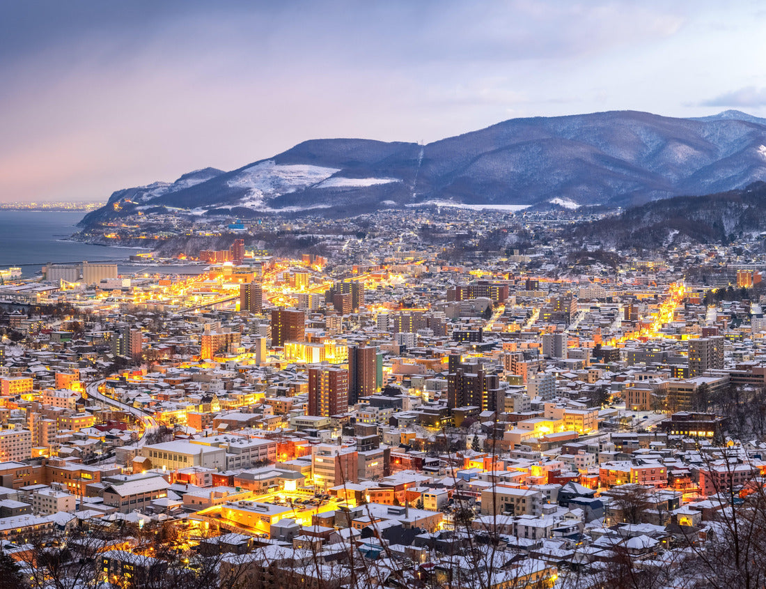 The Otaru with evening illumination. Hokkaido, Japan 1000pc Puzzle