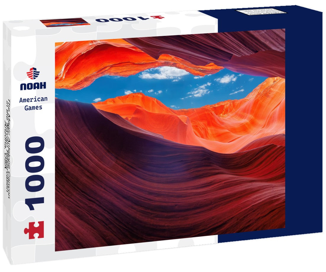 The Magic Antelope Canyon in the Navajo Reservation, Arizona, USA 1000pc Puzzle