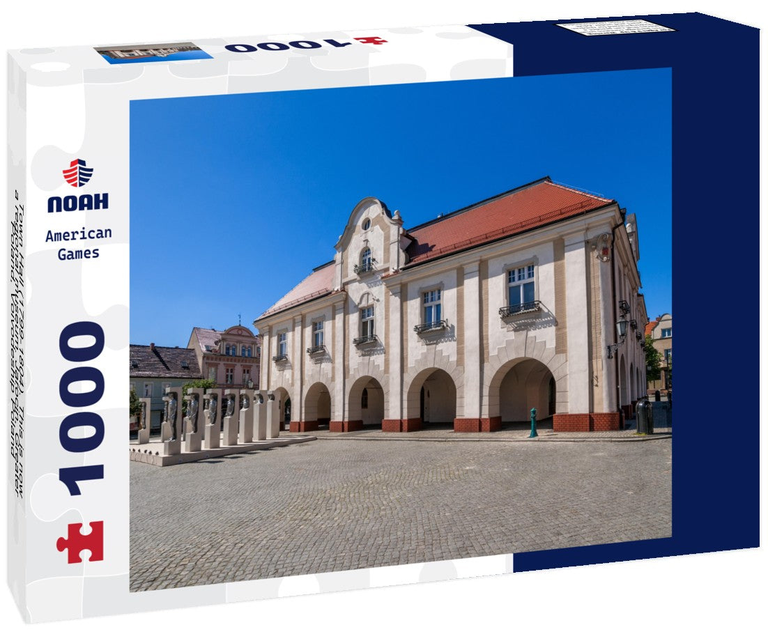 Town Hall (1799-1804). This is now a regional museum. Jarocin, Greater Poland, Voivodeship Poland 1000pc Puzzle