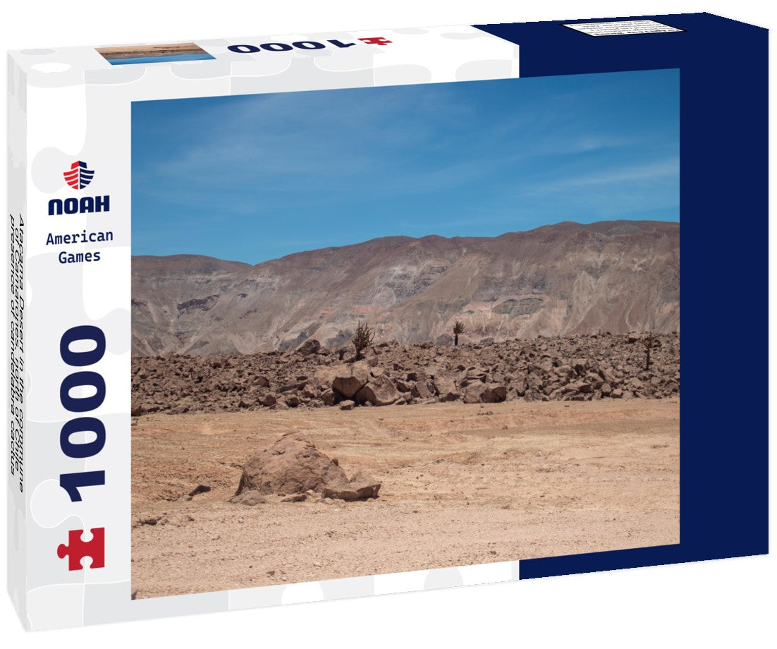 Noah Jigsaw Puzzle Atacama Desert in the commune of Camarones, north of Chile, presence of candelabra cactus 1000 pieces