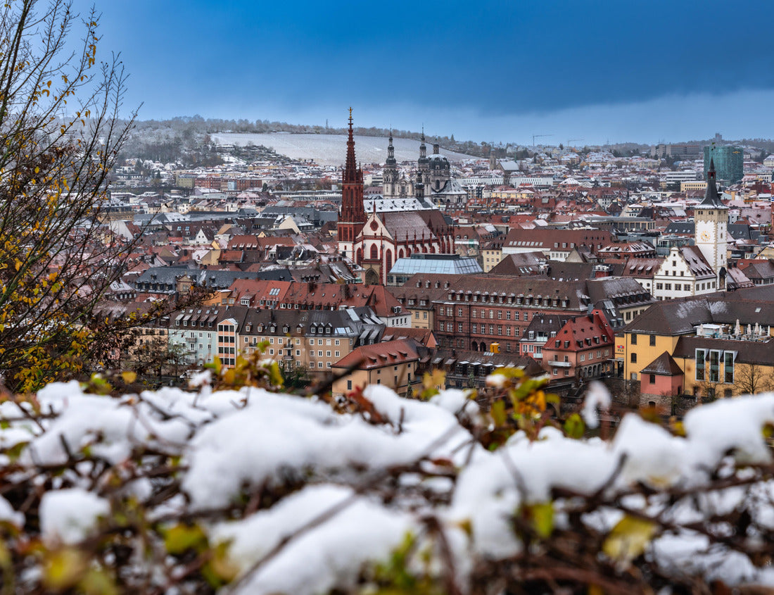 Würzburg city in winter 1000pc Puzzle
