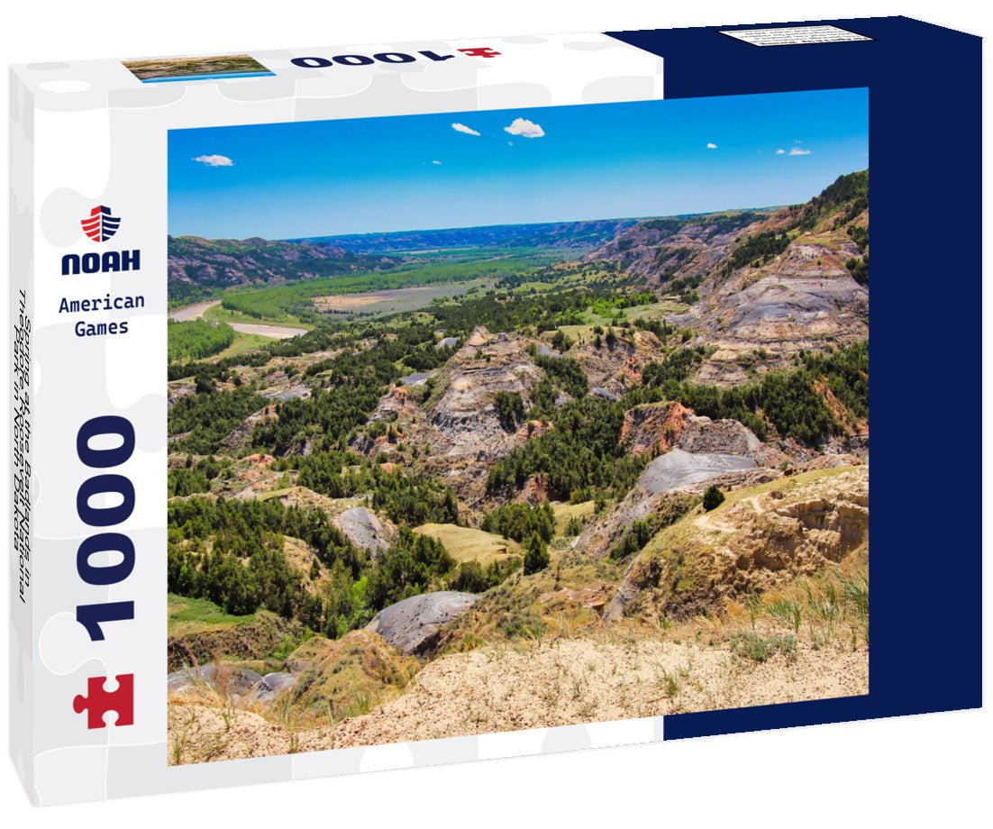 Spring at the Badlands in Theodore Roosevelt National Park in North Dakota 1000pc Puzzle